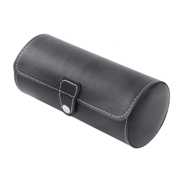 watch boxes & cases 3 grids brown black color cylinder shape leather watches display case jewelry storage portable box, Black;blue
watch boxes & cases 3 grids brown black color cylinder shape leather watches display case jewelry storage portable box, Black;blue