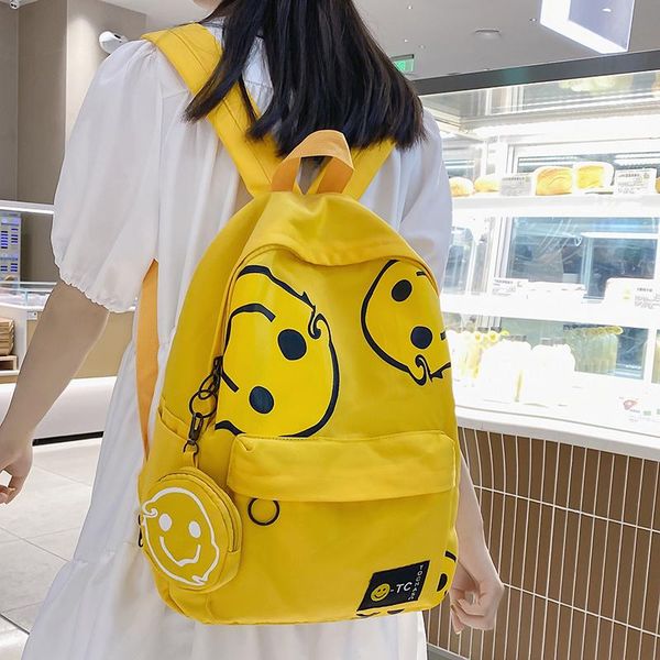 backpack female 2021 solid color school bag harajuku style high college student niche design
backpack female 2021 solid color school bag harajuku style high college student niche design