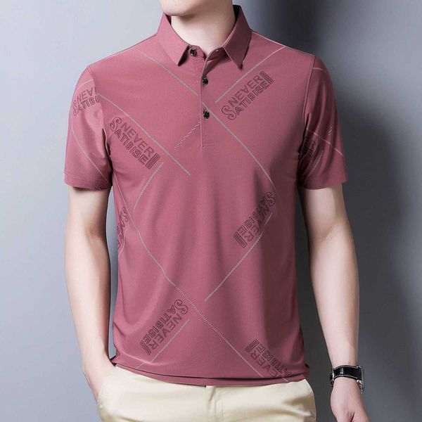 ice short sleeve t-shirt men's 2021 middle-aged casual fashion jacquard pattern silk slip material vertical t-shirt, White;black
ice short sleeve t-shirt men's 2021 middle-aged casual fashion jacquard pattern silk slip material vertical t-shirt, White;black