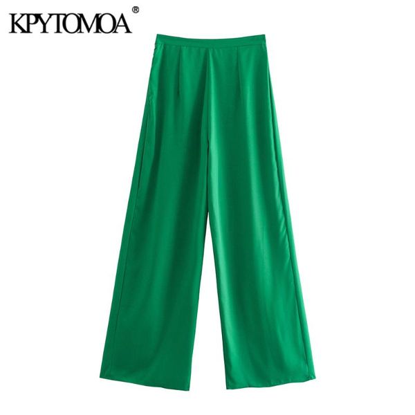 women's pants & capris kpytomoa women 2021 fashion darted detail wide leg vintage high waist side zipper female trousers mujer, Black;white
women's pants & capris kpytomoa women 2021 fashion darted detail wide leg vintage high waist side zipper female trousers mujer, Black;white