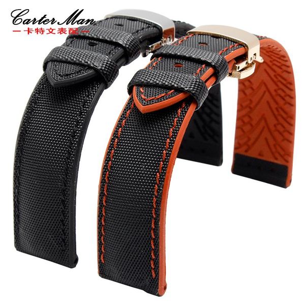 watch bands watchband nylon + rubber bottom strap 20mm 22mm 24mm general style black bracelet, Black;brown
watch bands watchband nylon + rubber bottom strap 20mm 22mm 24mm general style black bracelet, Black;brown