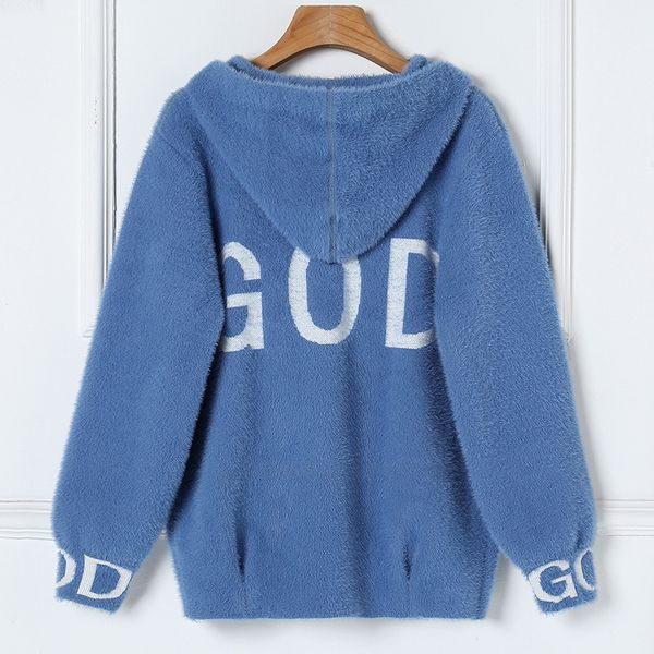 women's knits & tees korean cashmere cardigan hooded sweater women autumn winter fashion print letter mink sweaters warm outwear c, White
women's knits & tees korean cashmere cardigan hooded sweater women autumn winter fashion print letter mink sweaters warm outwear c, White