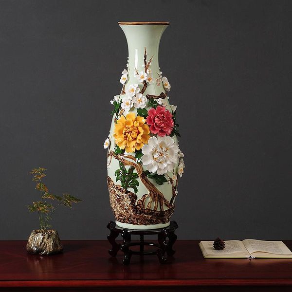 vases chinese style floor vase jingdezhen porcelain hand made flower office & home decor gift modern fashion ornaments
vases chinese style floor vase jingdezhen porcelain hand made flower office & home decor gift modern fashion ornaments