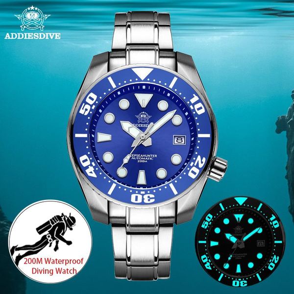 wristwatches addiesdive diver watch sapphire nh35 mechanical wristwatch bgw9 luminous sports men 200m waterproof self winding watches, Slivery;brown
wristwatches addiesdive diver watch sapphire nh35 mechanical wristwatch bgw9 luminous sports men 200m waterproof self winding watches, Slivery;brown
