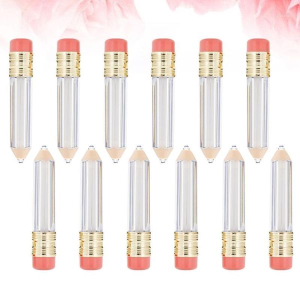 storage bottles & jars 12pcs creative pencil shaped empty lip gloss tubes containers clear mini refillable oil (as
storage bottles & jars 12pcs creative pencil shaped empty lip gloss tubes containers clear mini refillable oil (as