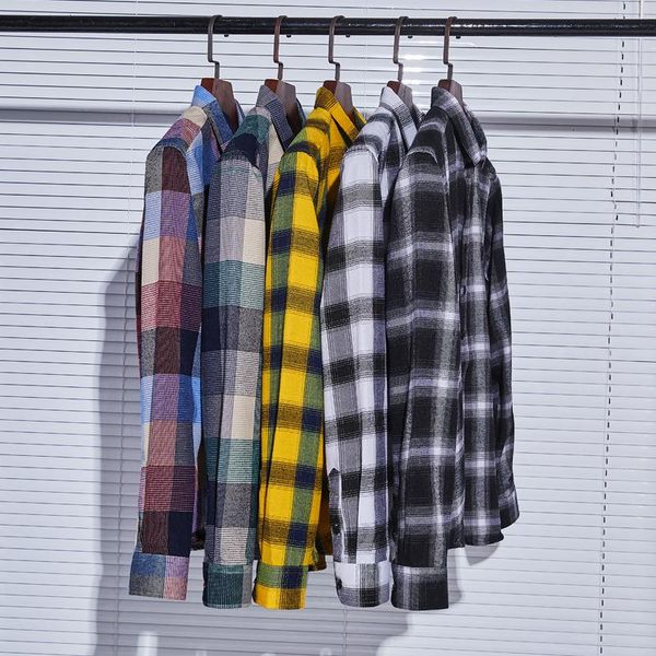 men's casual shirts men flannel plaid shirt cotton 2021 spring autumn long sleeve soft comfort slim fit styles brand for man plus, White;black
men's casual shirts men flannel plaid shirt cotton 2021 spring autumn long sleeve soft comfort slim fit styles brand for man plus, White;black