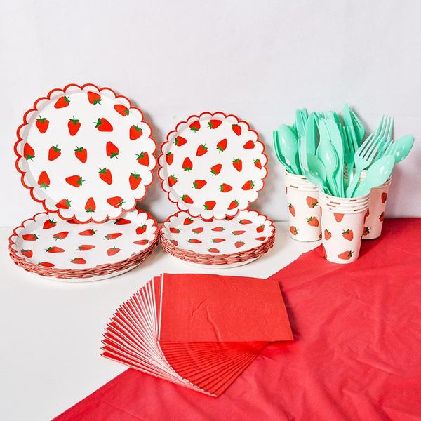 disposable dinnerware cherry strawberry party tableware bronzing paper tray cup birthday decorations kids wedding decoration
disposable dinnerware cherry strawberry party tableware bronzing paper tray cup birthday decorations kids wedding decoration