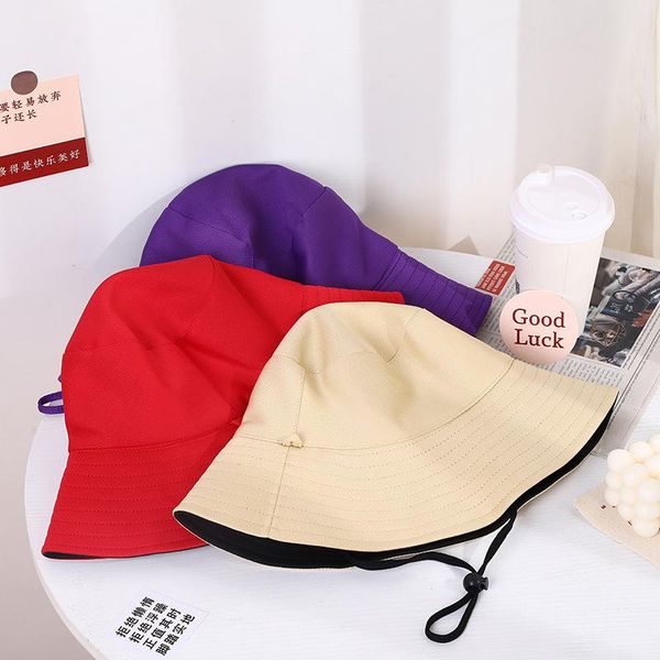 beanies spring/summer 2021 style foldable fisherman hat on both sides, female adjustable wind rope sun hat, korean basin
beanies spring/summer 2021 style foldable fisherman hat on both sides, female adjustable wind rope sun hat, korean basin