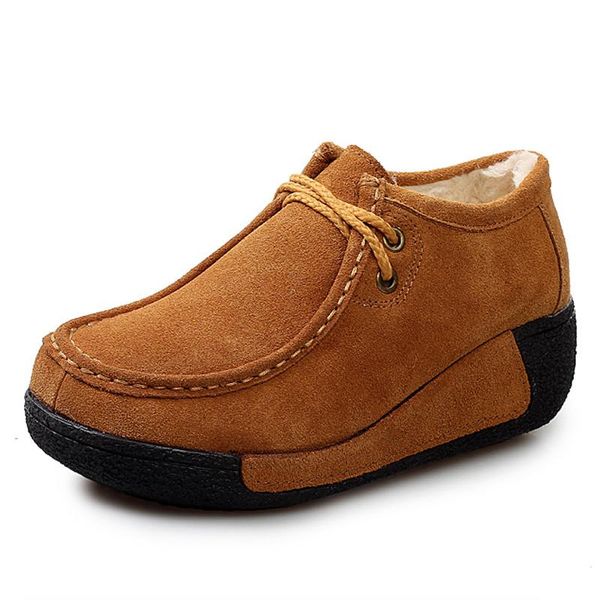 boots genuine leather platform sneakers winter shoes women warm plush wedge ladies comfort casual woman xkd7064, Black
boots genuine leather platform sneakers winter shoes women warm plush wedge ladies comfort casual woman xkd7064, Black