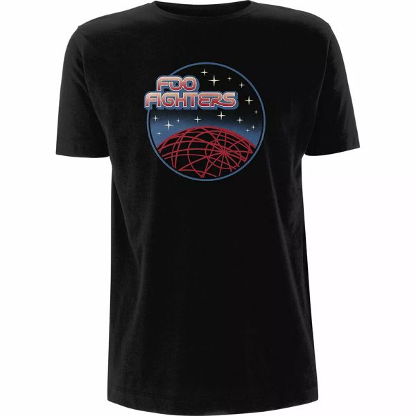 foo fighters vector space licensed men t-shirt, White;black 
foo fighters vector space licensed men t-shirt, White;black