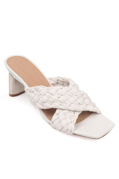 slippers capone 500 women braided metal high-heeled, Black 
slippers capone 500 women braided metal high-heeled, Black