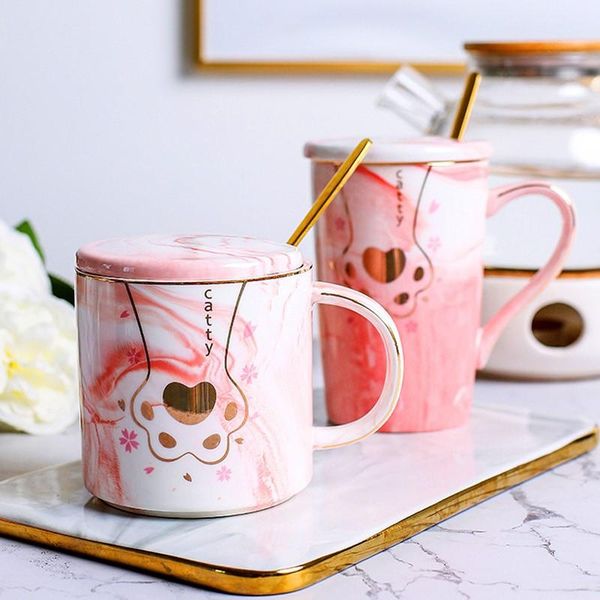 mugs creative cat claw cup cute ceramic water with lid spoon couple mug female male student household coffee
mugs creative cat claw cup cute ceramic water with lid spoon couple mug female male student household coffee