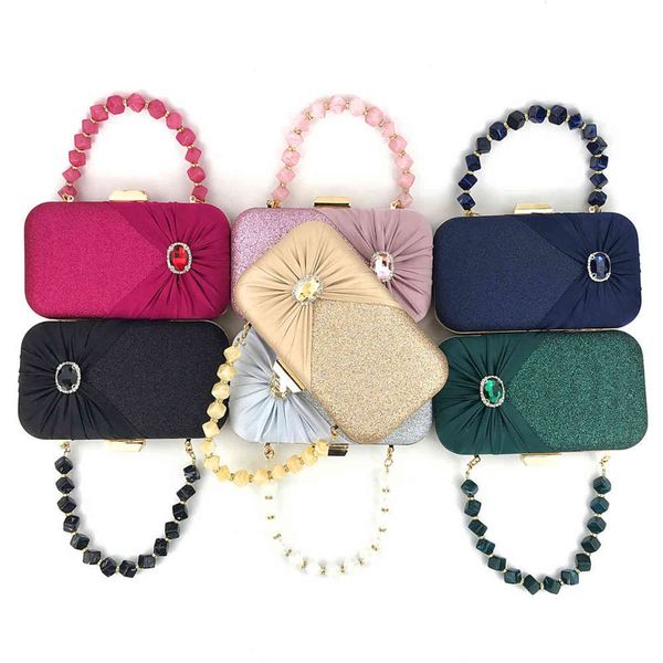 hengmei straight fashion women's dinner bag agate chain pleated ess bag inlaid with diamond banquet handbag
hengmei straight fashion women's dinner bag agate chain pleated ess bag inlaid with diamond banquet handbag