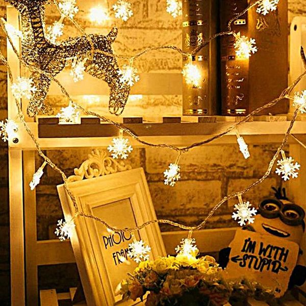 2/5m led snowflake string lights fairy christmas wedding party decoration twinkle home decor
2/5m led snowflake string lights fairy christmas wedding party decoration twinkle home decor