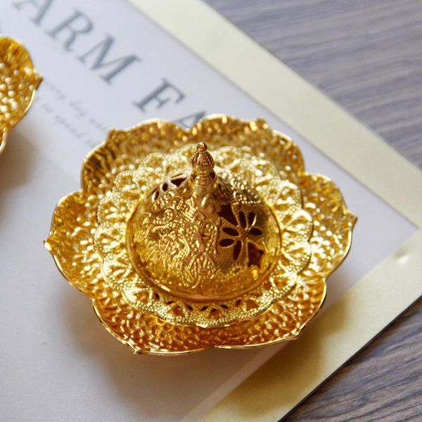 creative incense holder golden metal burner middle east arabian mini with tray ornaments home decor fragrance lamps
creative incense holder golden metal burner middle east arabian mini with tray ornaments home decor fragrance lamps