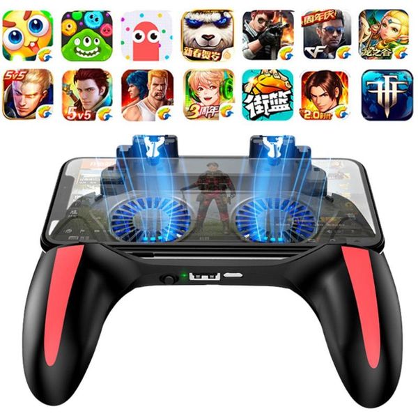 game controllers & joysticks mobile wireless controllerr fire key button for pubg eat chicken artifacts handle fan cool down gamepad
game controllers & joysticks mobile wireless controllerr fire key button for pubg eat chicken artifacts handle fan cool down gamepad