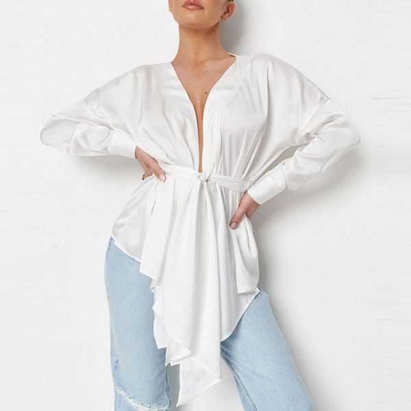 women's blouses & shirts european and american cross-border summer white comfortable shawl sling pajamas fabric shirt female
women's blouses & shirts european and american cross-border summer white comfortable shawl sling pajamas fabric shirt female