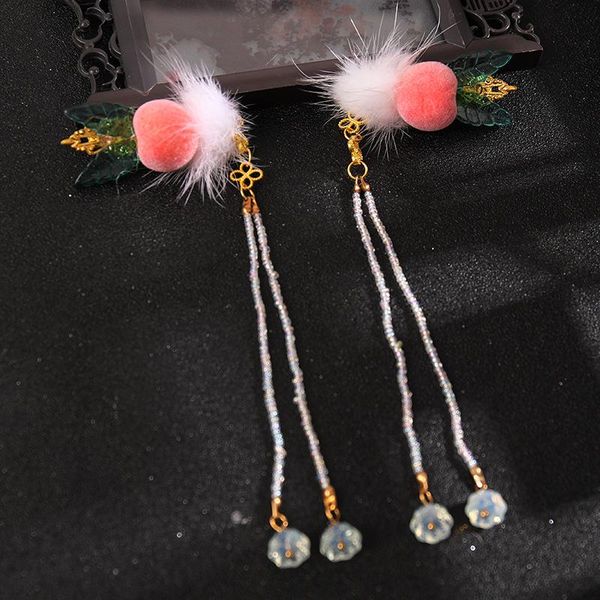 hair clips & barrettes 2pcs plush hairpin with tassel chinese style cute vintage headdress hanfu clothing accessories for women lady, Golden;silver
hair clips & barrettes 2pcs plush hairpin with tassel chinese style cute vintage headdress hanfu clothing accessories for women lady, Golden;silver