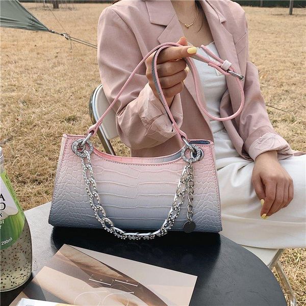 evening bags fashion tote bag retro shopping casual women shoulder female leather gradient color chain handbag for
evening bags fashion tote bag retro shopping casual women shoulder female leather gradient color chain handbag for