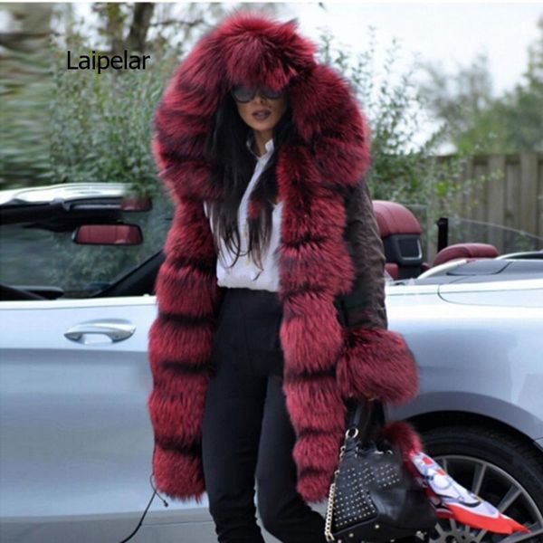 women's fur & faux jackets parkas female coat winter warm lining hooded jacket women big collar down, Black
women's fur & faux jackets parkas female coat winter warm lining hooded jacket women big collar down, Black