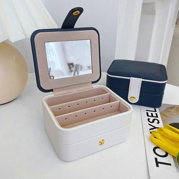 portable square large capacity jewelry box earrings necklace women's display stand simple and convenient storage boxes & bins
portable square large capacity jewelry box earrings necklace women's display stand simple and convenient storage boxes & bins