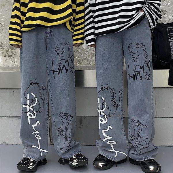 nicemix cartoon ankle-length high waist loose jean pants women tiktok clothes vintage hipster streetwear pockets couple clothing women', Blue
nicemix cartoon ankle-length high waist loose jean pants women tiktok clothes vintage hipster streetwear pockets couple clothing women', Blue