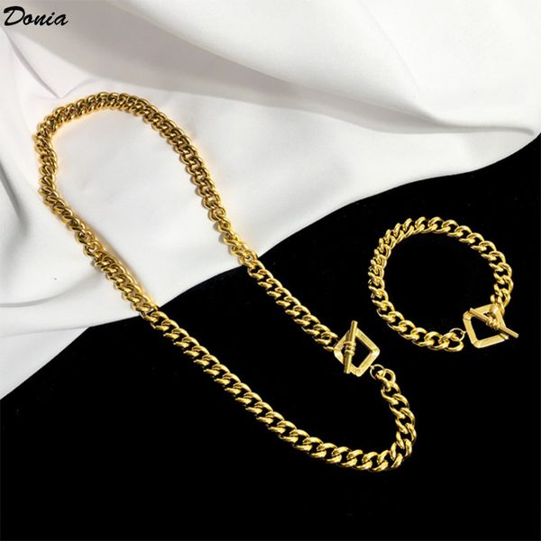 donia jewelry luxury necklace fashion european and american hook copper buckle men's hip-hop style gift exaggerated designer, Silver
donia jewelry luxury necklace fashion european and american hook copper buckle men's hip-hop style gift exaggerated designer, Silver