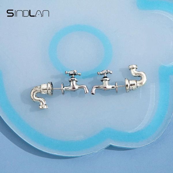 stud sindlan 1pair punk silver color faucet earrings for women funny piercing couple korean fashion jewelry boucle oreille femme, Golden;silver
stud sindlan 1pair punk silver color faucet earrings for women funny piercing couple korean fashion jewelry boucle oreille femme, Golden;silver