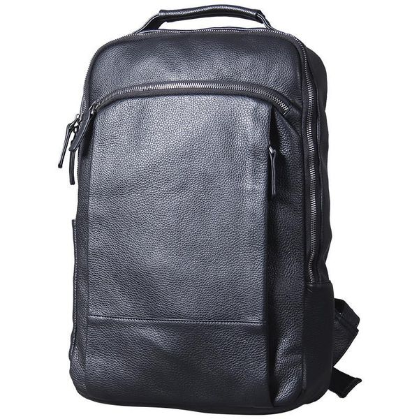 backpack casual soft black leather men shoulder bag male lapschoolbag first layer travel computer
backpack casual soft black leather men shoulder bag male lapschoolbag first layer travel computer