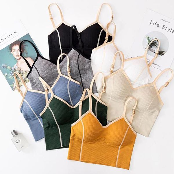 summer female sports underwear bra bralette brassiere girls tank crop seamless u-shaped back tube bustiers & corsets, Black;white
summer female sports underwear bra bralette brassiere girls tank crop seamless u-shaped back tube bustiers & corsets, Black;white