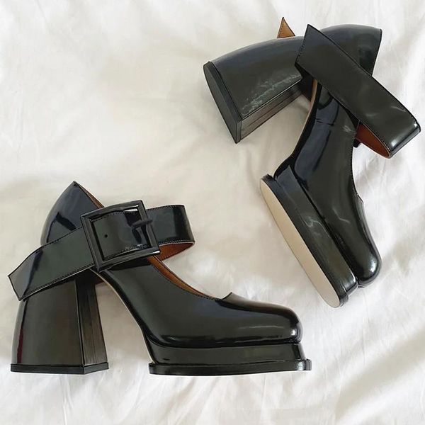 dress shoes 2022 gothic high-heeled women pumps korean version of the wild thick with square head retro mary jane women's, Black
dress shoes 2022 gothic high-heeled women pumps korean version of the wild thick with square head retro mary jane women's, Black