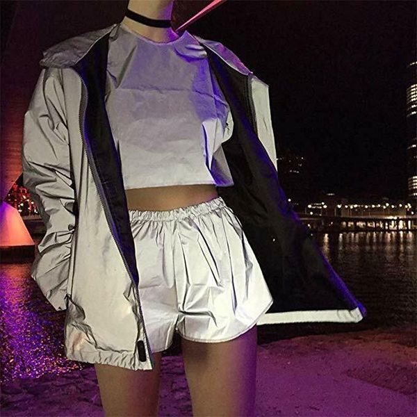 summer women shorts female hip hop reflective shiny bottoms clubwear costumes silver women's, White;black
summer women shorts female hip hop reflective shiny bottoms clubwear costumes silver women's, White;black