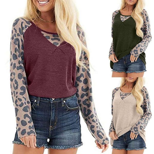 fashion leopard knitted blouse shirt loose o-neck casual autumn winter ladies female women long sleeve blusas pullover women's blouses, White
fashion leopard knitted blouse shirt loose o-neck casual autumn winter ladies female women long sleeve blusas pullover women's blouses, White