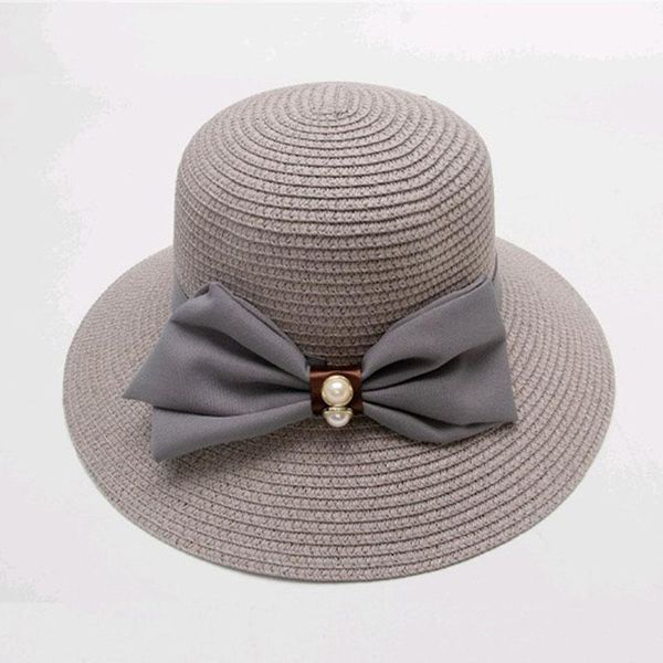 wide brim hats fisherman's hat summer big sun elegant pearl bowknot uv protection bucket beach for women foldable, Blue;gray
wide brim hats fisherman's hat summer big sun elegant pearl bowknot uv protection bucket beach for women foldable, Blue;gray
