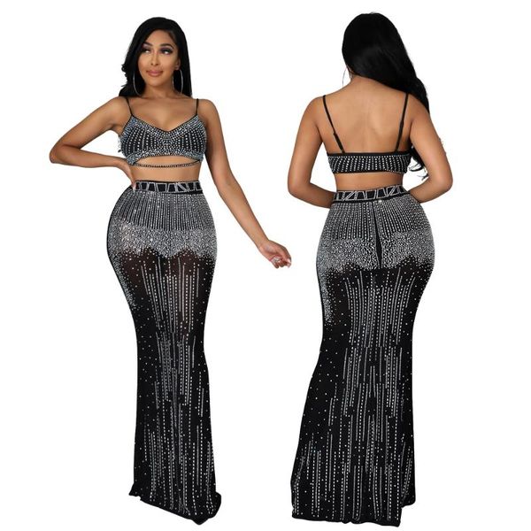 two piece dress cy9328 european and american autumn fashion hollow out perspective suspender long skirt drill body suit spot supply, White
two piece dress cy9328 european and american autumn fashion hollow out perspective suspender long skirt drill body suit spot supply, White