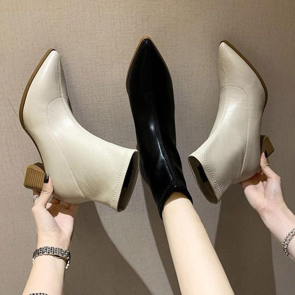 boots stretch fabric women high heels dress shoes pointed toe pumps square heel fashion booties 2021 black botas mujer 8602c
boots stretch fabric women high heels dress shoes pointed toe pumps square heel fashion booties 2021 black botas mujer 8602c