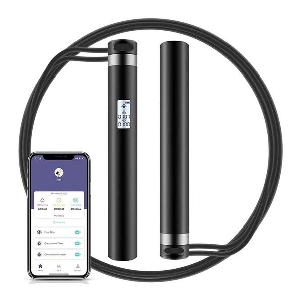 jump ropes smart app bluetooth usb charging electronic digital skipping rope with anti-slip hand fitness sport
jump ropes smart app bluetooth usb charging electronic digital skipping rope with anti-slip hand fitness sport