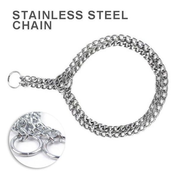 dog collars & leashes pet chain stainless steel collar necklace choker strong training strap adjustable safety control
dog collars & leashes pet chain stainless steel collar necklace choker strong training strap adjustable safety control