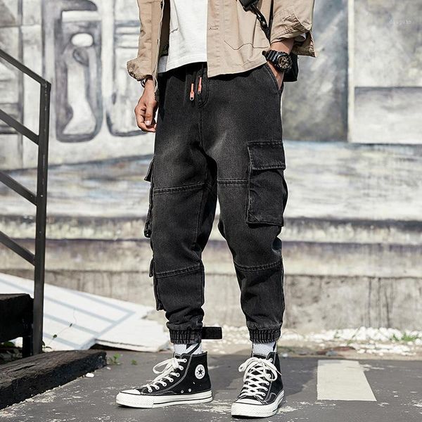 men jeans autumn style japanese street hip hop large size big pocket zipper straight trend overalls ankle-length denim pants, Blue
men jeans autumn style japanese street hip hop large size big pocket zipper straight trend overalls ankle-length denim pants, Blue