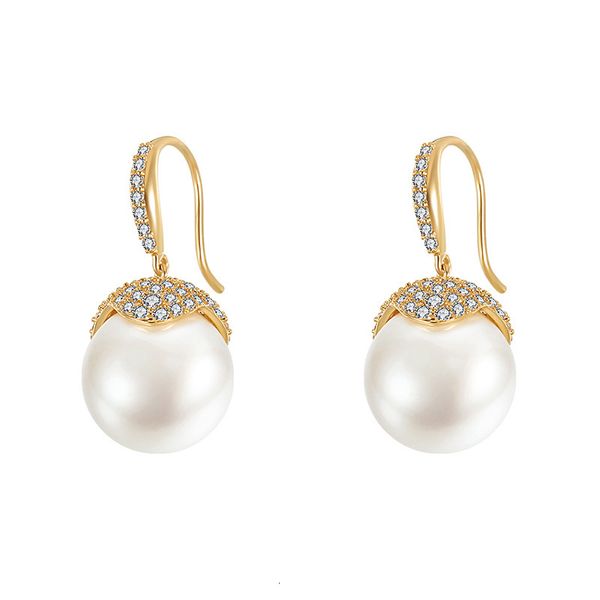 dangle earrings bella jewelry korean pearl women's simple temperament copper inlaid zirconium atmospheric personality trend ear hook, Silver
dangle earrings bella jewelry korean pearl women's simple temperament copper inlaid zirconium atmospheric personality trend ear hook, Silver
