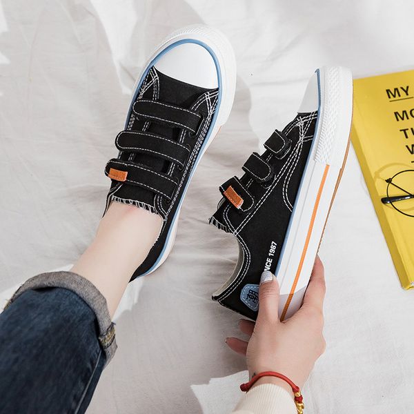 dress shoes women canvas 2021 fashion hook & loop flat breathable ladies sneakers spring casual female causal woman htlm, Black
dress shoes women canvas 2021 fashion hook & loop flat breathable ladies sneakers spring casual female causal woman htlm, Black