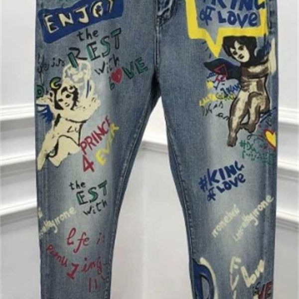 men's jeans jeans 20ss fashion famous crown letter print clothing brand for men autumn spring c10h, Blue
men's jeans jeans 20ss fashion famous crown letter print clothing brand for men autumn spring c10h, Blue