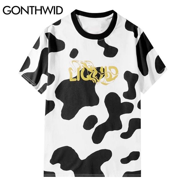 t-shirts streetwear cow pattern bear print tshirts hip hop harajuku summer loose cotton hipster casual mens tees 210602, White;black
t-shirts streetwear cow pattern bear print tshirts hip hop harajuku summer loose cotton hipster casual mens tees 210602, White;black