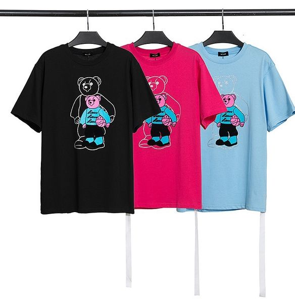 fashion t shirt 21ss summer reflective flocking double shadow basketball bear print round neck loose short sleeve women's, White;black
fashion t shirt 21ss summer reflective flocking double shadow basketball bear print round neck loose short sleeve women's, White;black