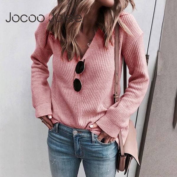 vintage solid sweaters autumn elegant long sleeve v neck knitted pullover female harajuku knit casual loose jumpers 210428, White;black
vintage solid sweaters autumn elegant long sleeve v neck knitted pullover female harajuku knit casual loose jumpers 210428, White;black