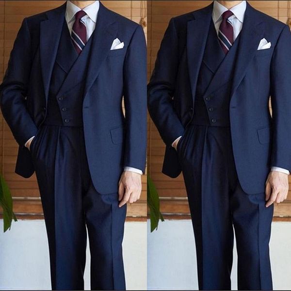 men's suits & blazers custom made groomsmen navy blue groom tuxedos notch lapel men wedding prom dinner man blazer ( jacket+pants+vest, White;black
men's suits & blazers custom made groomsmen navy blue groom tuxedos notch lapel men wedding prom dinner man blazer ( jacket+pants+vest, White;black