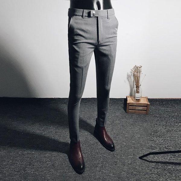 men's suits & blazers 2021 slim pants stretch trousers men sunmmer classic solid color business casual wear formal suit, White;black
men's suits & blazers 2021 slim pants stretch trousers men sunmmer classic solid color business casual wear formal suit, White;black
