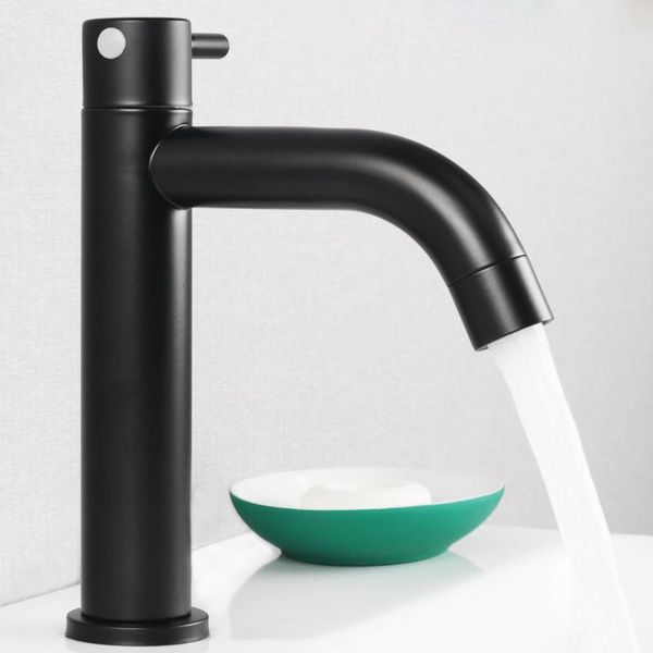 bathroom sink faucets black 304 stainless steel paint single cold faucet basin balcony accessories
bathroom sink faucets black 304 stainless steel paint single cold faucet basin balcony accessories