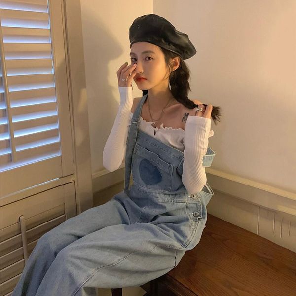 women's jeans jumpsuits women spring trendy basic female student high street embroidery sweet preppy style streetwear straight trouser, Blue
women's jeans jumpsuits women spring trendy basic female student high street embroidery sweet preppy style streetwear straight trouser, Blue