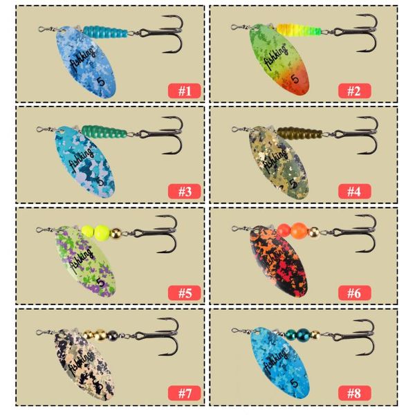 1pcs fishing hook spoon lures pike metal with treble hooks in fold clevis brass material 360° rotating water
1pcs fishing hook spoon lures pike metal with treble hooks in fold clevis brass material 360° rotating water